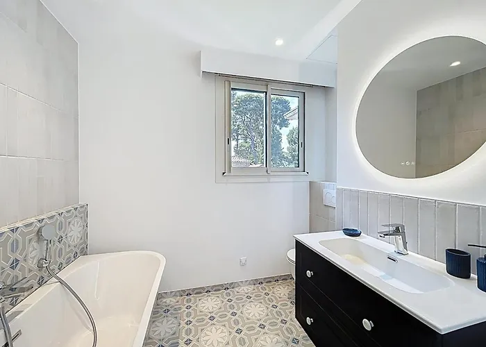 Palmiers Et Pins Face A La Dans Classee Du Cap D Apartment Antibes